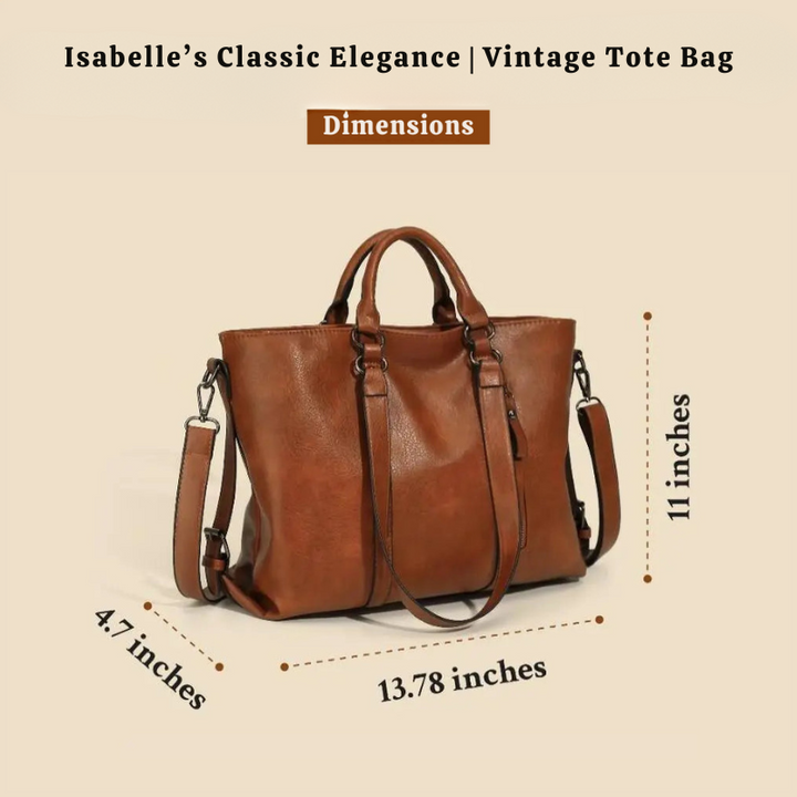 Isabelle’s Classic Elegance | Vintage Tote Bag