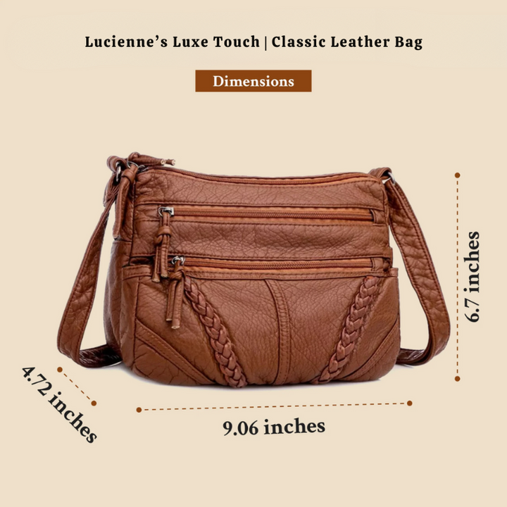 Lucienne’s Luxe Touch | Classic Leather Bag