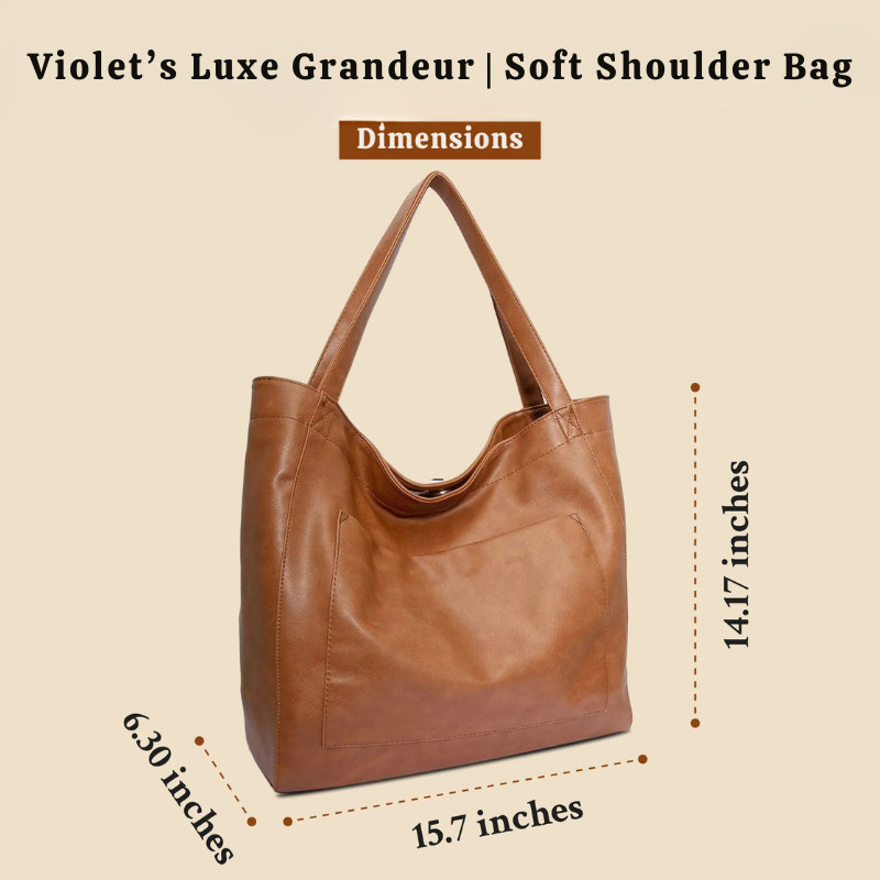 Violet’s Luxe Grandeur | Soft Shoulder Bag