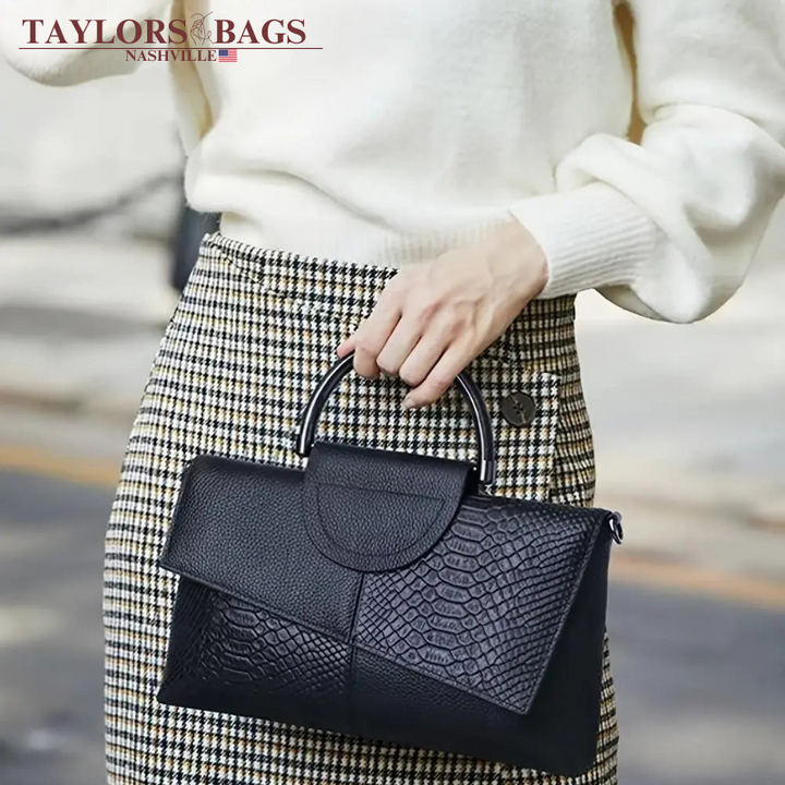 Sienna’s Croc | Embossed Luxury Bag