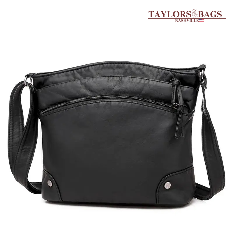 Clara’s Retro Charm | Soft Leather Anti-Theft Messenger Bag