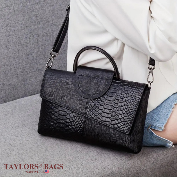 Sienna’s Croc | Embossed Luxury Bag