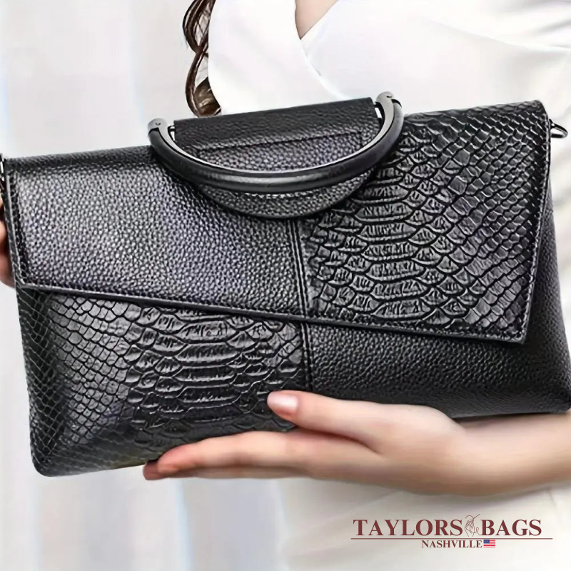 Sienna’s Croc | Embossed Luxury Bag