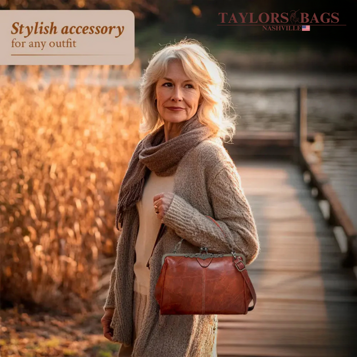 Sophie’s Timeless Appeal | Vintage Leather Bag