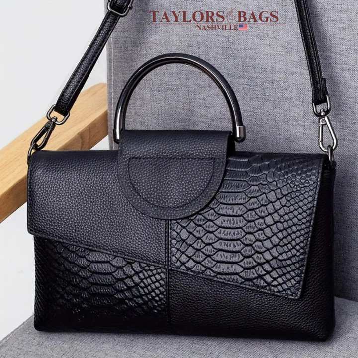 Sienna’s Croc | Embossed Luxury Bag