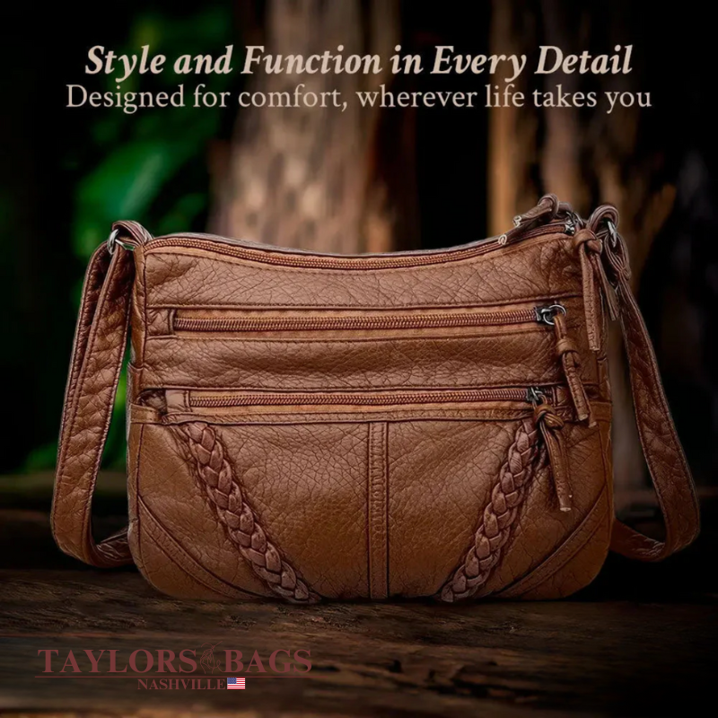 Lucienne’s Luxe Touch | Classic Leather Bag