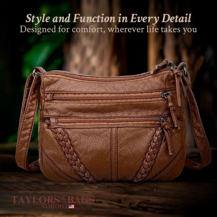 Lucienne’s Luxe Touch | Classic Leather Bag