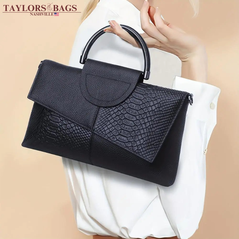 Sienna’s Croc | Embossed Luxury Bag