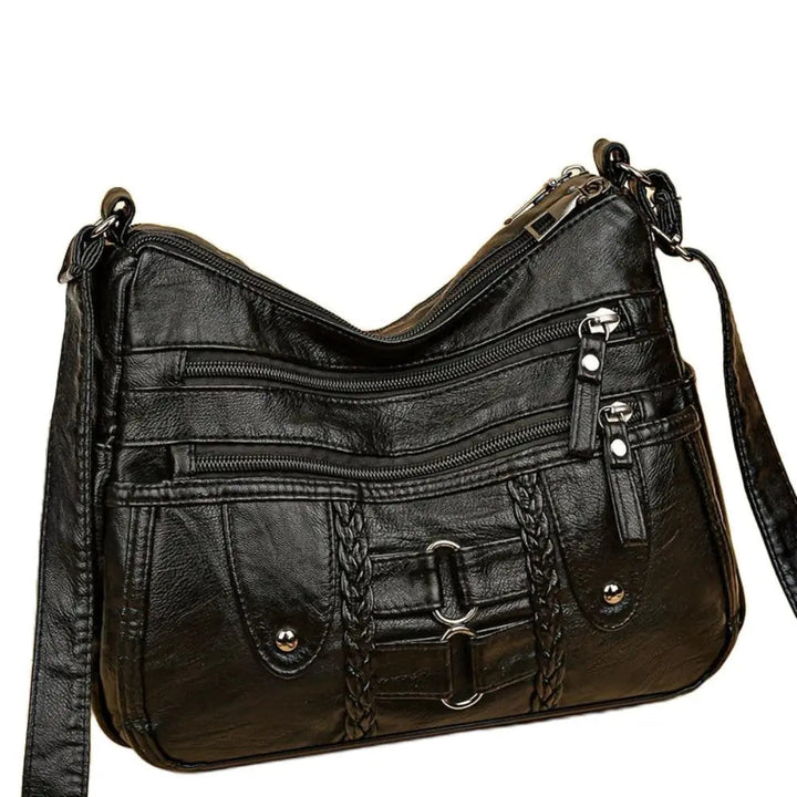 Isabel’s Rivet Accented Crossbody | Anti-Theft Crossbody Bag