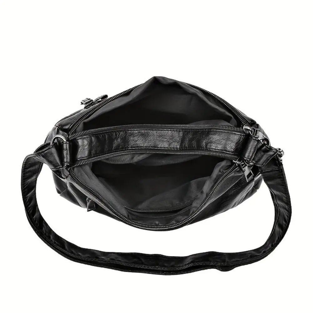 Isabel’s Rivet Accented Crossbody | Anti-Theft Crossbody Bag