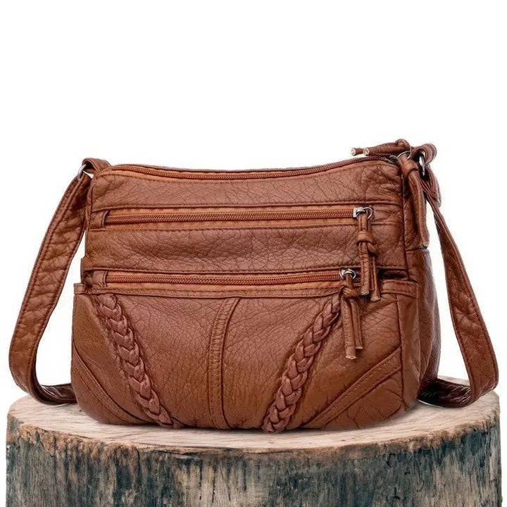 Lucienne’s Luxe Touch | Classic Leather Bag