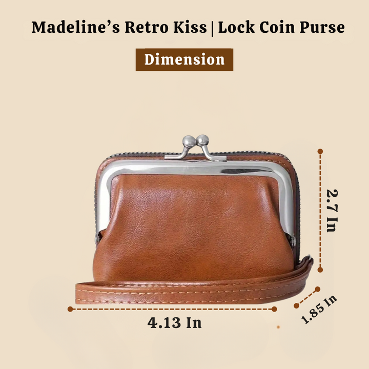 Madeline’s Retro Kiss | Lock Coin Purse